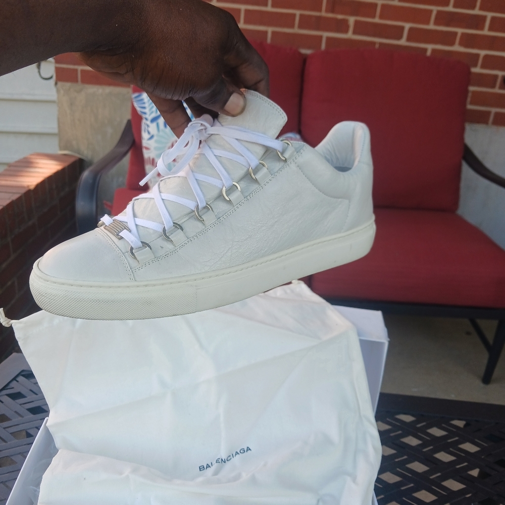 balenciaga white shoes